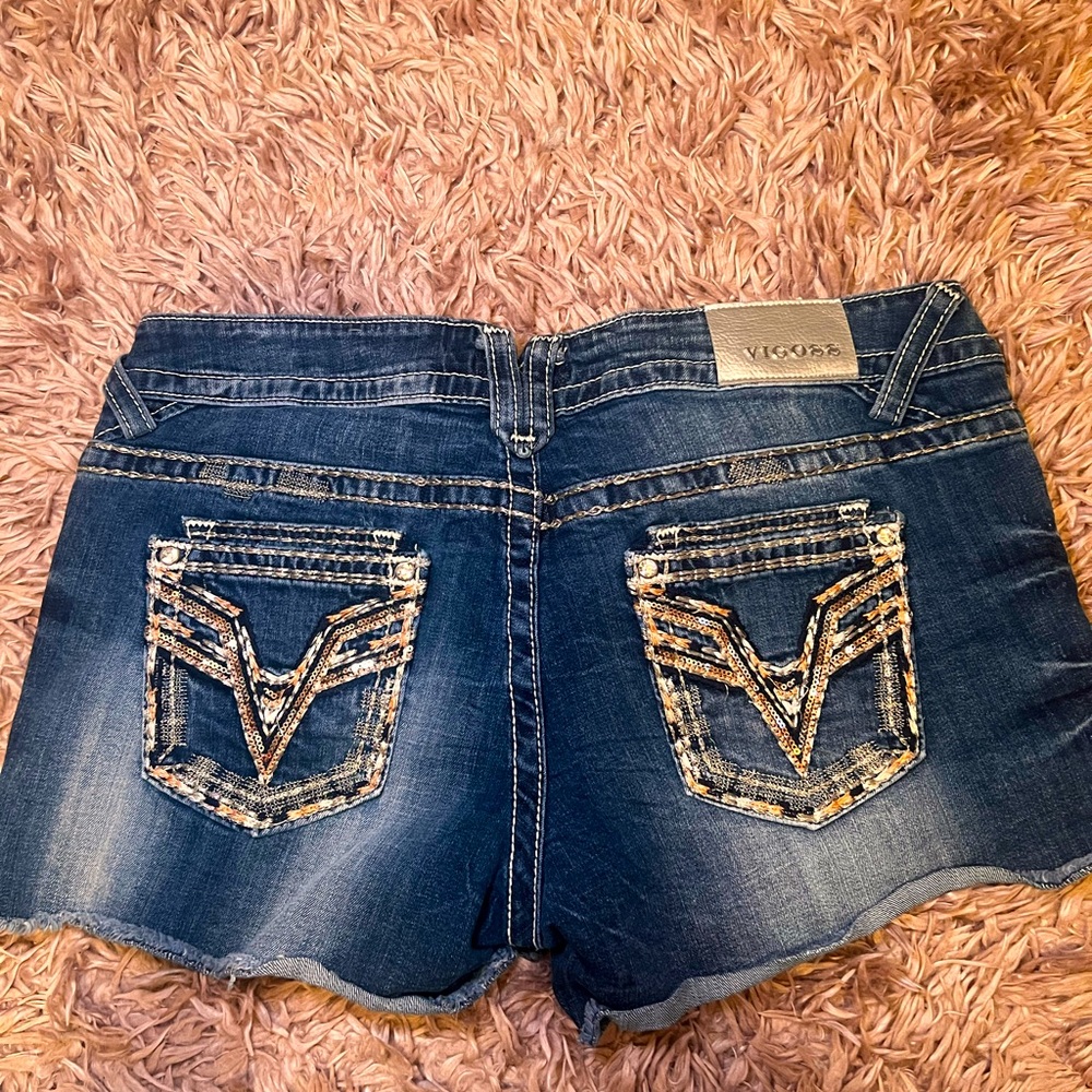 Vigoss rhinestone shorts size 13/14